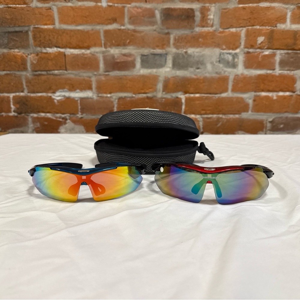 Men Cycling Reflective Sports‎ Sunglasses